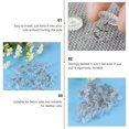 thumbnail image 2 of Fixed Sheet Nails Push Pin for Upholstery Corkscrew Furniture 150 Pcs Ruffles Round Household Plastic, 2 of 6
