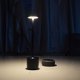 thumbnail image 2 of Lámpara de mesa de barra LED Lámpara de mesa de restaurante moderna Lámpara de mesa de cena Lámpara de escritorio con batería recargable Din Negro, Negro, 2 of 5