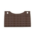 thumbnail image 2 of Kdxio Brown Gold Grid Print Tissue Box Cover,Modern PU Leather Rectangular Tissue Box Holder for Bathroom Living Room Bedroom Office Desk Car Home, 2 of 9