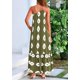 thumbnail image 5 of Vestido PRETTYGARDEN Maxi Floral Verde Militar de Un Solo Hombro S, 5 of 8
