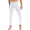 thumbnail image 4 of Pxiakgy jeans for men Elasticity And High Tights Leggings Men's Fitness Quick And Sports Training Trousers Perspiration And Drying Men's pants Men Gym Pants White + XL, 4 of 9
