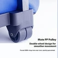 thumbnail image 2 of tredstone Glacière 43 L avec Roues et Tige de Traction Capacité Glacière de Camping Portable - Sac de Pique-Nique de Poche Roue de Prêté Extérieur Bleu, 2 of 6