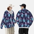thumbnail image 4 of Balery Silhouette Cats Sudadera ligera de manga larga con capucha y protección solar UPF 50+ para hombre y mujer, ideal para pesca y running-XX-Large, 4 of 7