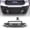 Front Bumper & Bull Bar & Winch Plate & Bracket, variant on Full Width Front Bumper Bracket Compatible with 2019 2020 2021 2022 2023 Ford Ranger,Heavy Duty Steel Adaptive Cruise Control Relocation Bracket