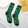 thumbnail image 4 of Uemuo St Patrick's Day9 Printed Kids Boys Socks Seamless Crew Socks Crazy Funny Athletic Sport Socks for Children, 4 of 6
