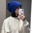 thumbnail image 4 of COCOpeaunt Unisex Hat Large Size Solid Warm Soft HIP HOP Knitted Hats Men Winter Caps Womens Skullies Beanies for Girl Wholesale шляпа, 4 of 6