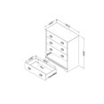 thumbnail image 3 of South Shore Fundy Tide 4-Drawer Chest, 3 of 4