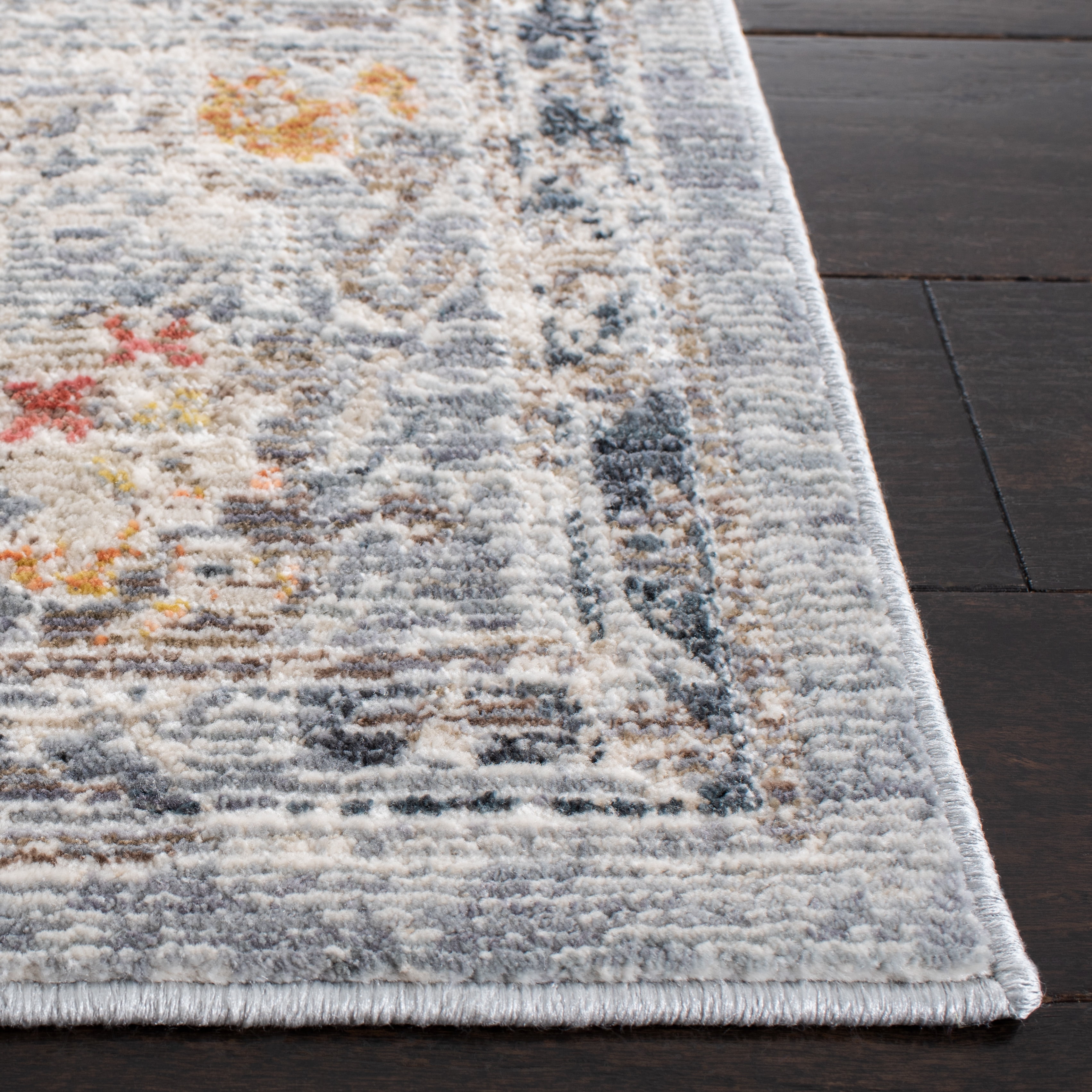 Safavieh History Keiran Distressed Area Rug, Light Gray/Gold, 4' x 6'