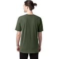 thumbnail image 3 of Hanes Unisex Garment Dyed Cotton T-Shirt Moss XL, 3 of 7