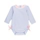 thumbnail image 1 of Traje de baño de una pieza para bebé RuffleButts Rufflebats con volantes y manga larga, 1 of 1