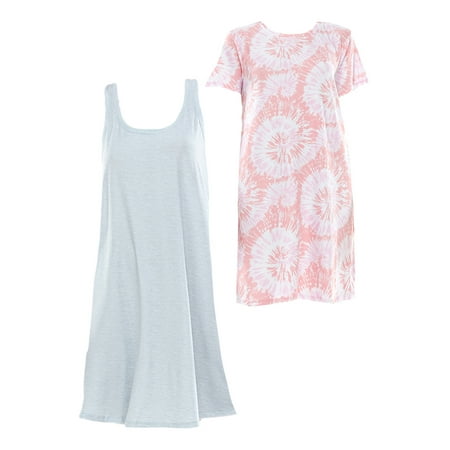 

Jaclyn Women s 2 Pack Sleepshirts