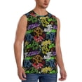 thumbnail image 2 of Bixox Men's Game Joysticks Printed Shirt Sleeveless Fitness Tank Top-3X-Large, 2 of 7