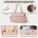 thumbnail image 5 of Bolsa para portátil LOVEVOOK para mujer, 15.6 pulgadas, piel impermeable, rosa, 5 of 8