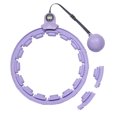 thumbnail image 3 of Reebok Delta Weighted & Adjustable Fitness Hoop, Purple Oasis, 3 of 7