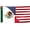 A, variant on American Mexican Friendship Flag USA Mexico Flag Fade Proof Vivid Color Polyester with Brass Grommets For Indoor Outdoor