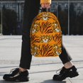 thumbnail image 2 of Easygdp Tiger Mochila Ligera de 15 Pulgadas para Estudiantes, Mochila Cómoda para la Escuela y Viajes, Correas Ajustables, 2 of 6