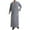 Gray, variant on dzxyzu Men's Kaftan Thobe Muslim Robe Button Up Long Gown Kaftan Thobe with Pockets Mens Arab Thobe Long Sleeve Pocket Casual Robe 2024 Winter Saving