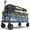 Blue, variant on Sekey 48" Collapsible Wagon, 300L Heavy-Duty Cart with 440lbs Capacity, All-Terrain Wheels & Drink Holders,Khaki