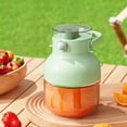 thumbnail image 2 of Xingzhi Powerful Mini Fruit Juicer Fast And Efficient Juice Blender Machine Large Capacity Electric Blender green 10-blade knife, 2 of 6