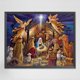 thumbnail image 3 of Bordado completo DIY Kit de punto de cruz estampado patrón de nacimiento de Jesús 11CT costura, 3 of 9