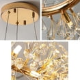 thumbnail image 5 of KPIBEST 12-Light Modern Crystal Firework Chandelier, 5 of 12