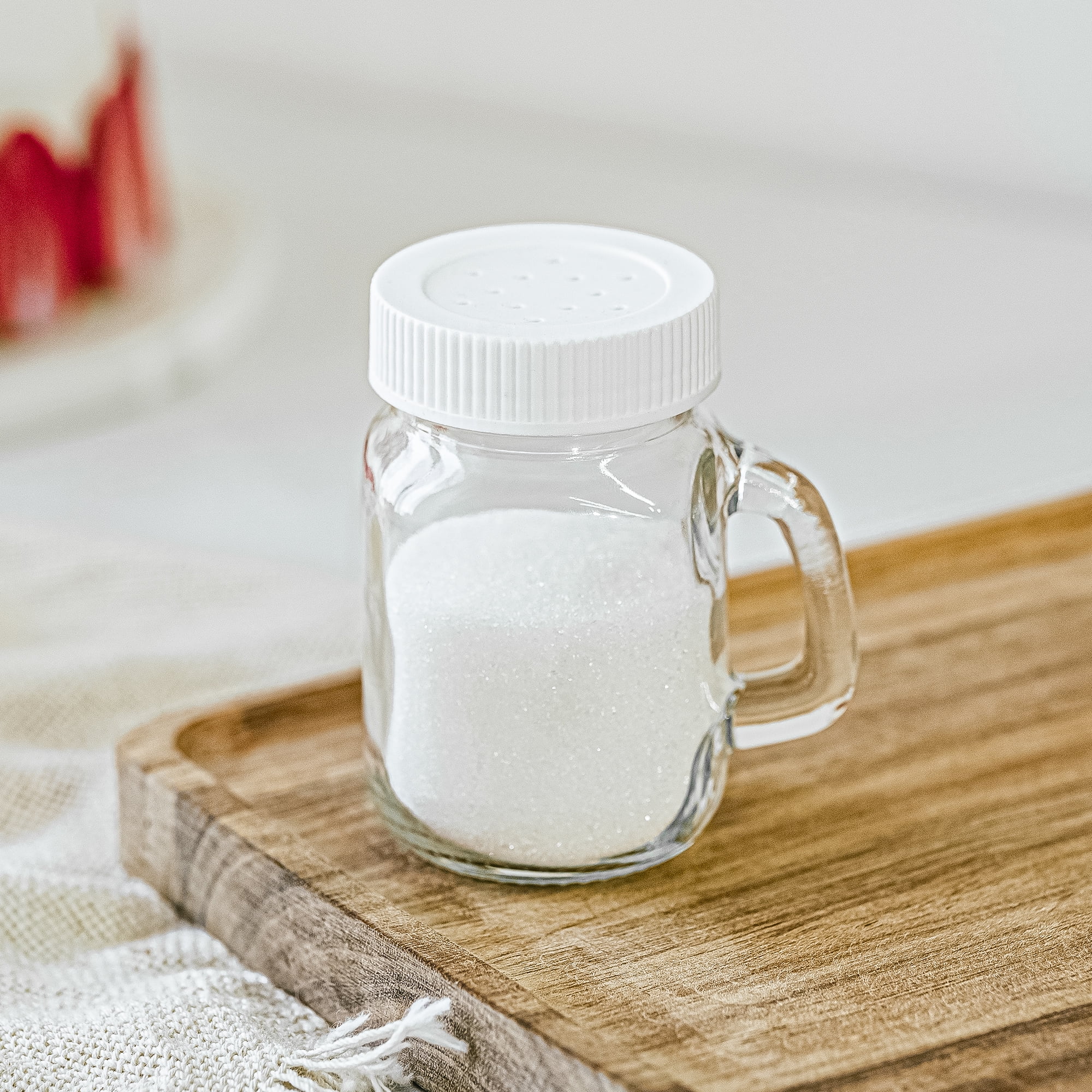 Mainstays Glass Salt and Pepper Spice Shaker Bottle 4 oz