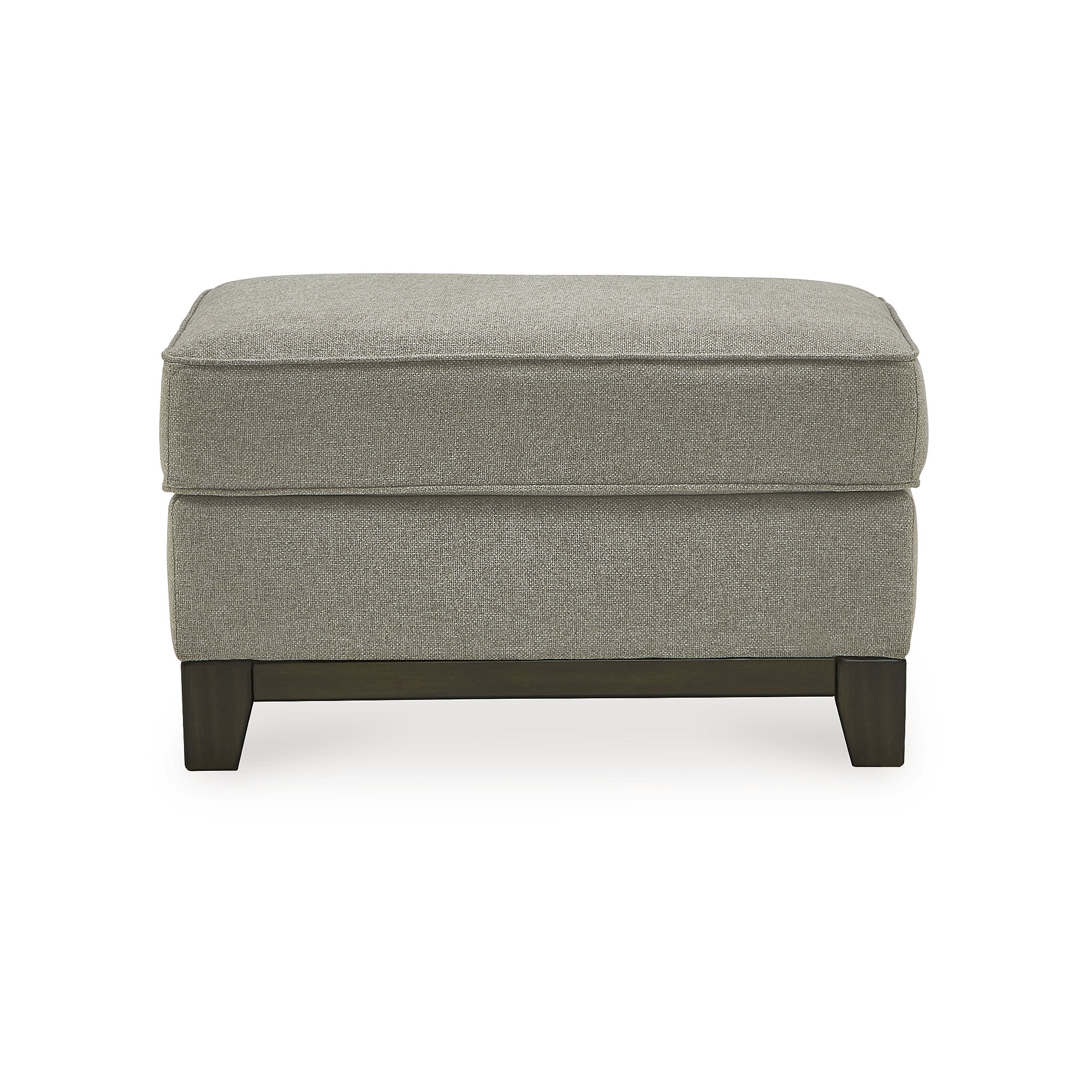 Signature Design by Ashley Kaywood Upholstered Ottoman, Granite Gray
