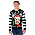thumbnail image 3 of Kesis Women's Ugly Christmas Sweater, Long Sleeve Crew Neck Acrylic Holiday Pullover, L, 3 of 9