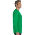 thumbnail image 4 of Gildan T-Shirt à Manches Longues en Coton Épais pour Hommes, P, Rouge, 4 of 6