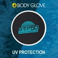 thumbnail image 4 of Body Glove Women's Basic Fitted Short Sleeve Rash Guard Tops Black Large, 4 of 6