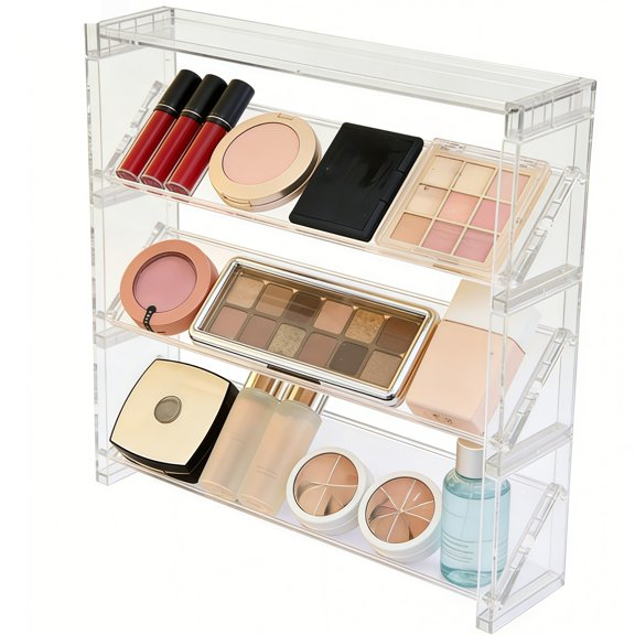 Clear Acrylic Eyeshadow Display Stand For Makeup Lipstick Nail Polish