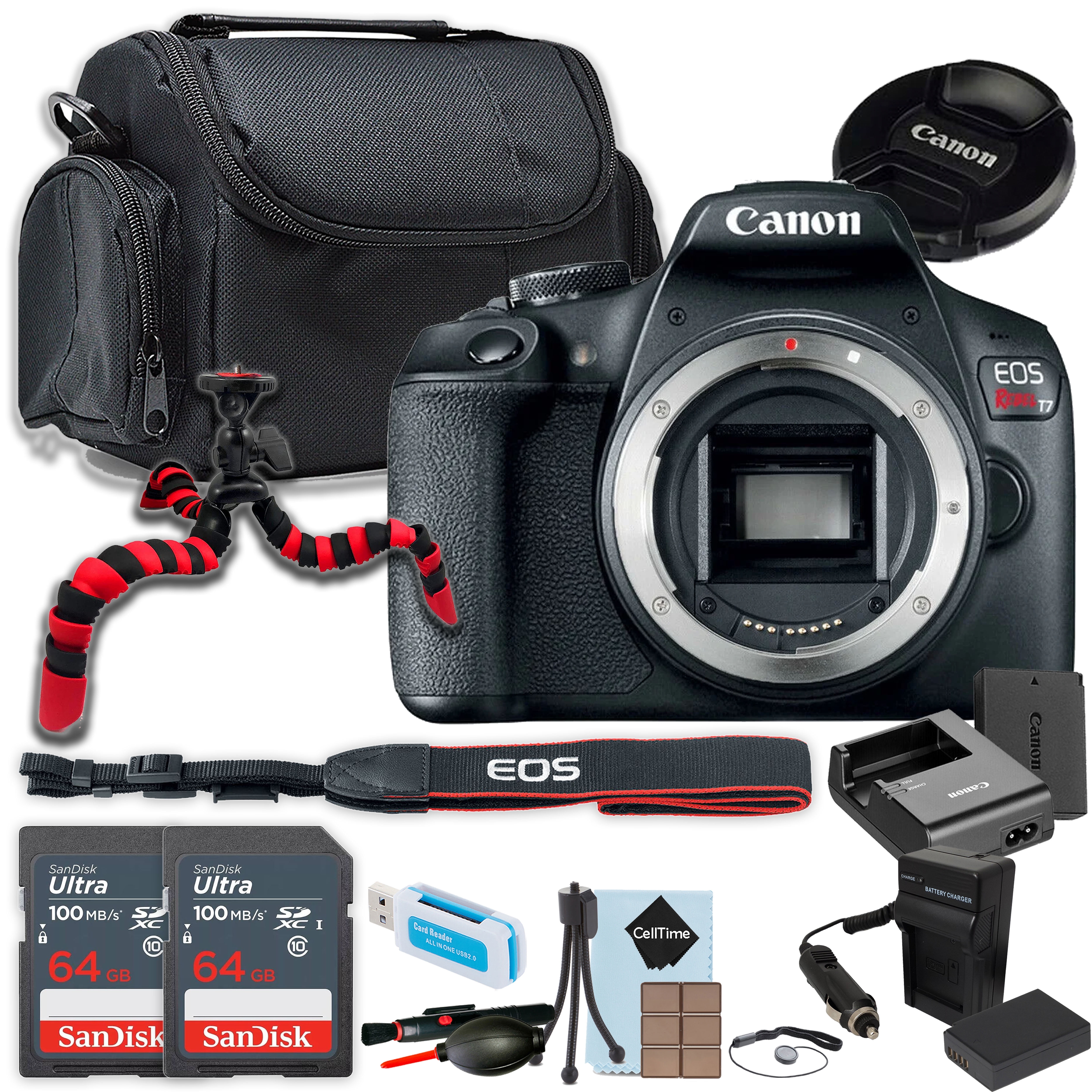 Canon EOS 7D Mark II 20.2MP DSLR Camera Bundle: Body, EOS Bag