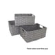 thumbnail image 5 of Toystoory Soporte de almacenamiento de ratán de vid Artificial para baño, 3 piezas, organizador de gran capacidad, cesto de aseo para el hogar, la cocina Almacenamiento y organización del hogar Toystoory HA067828-01, 5 of 6