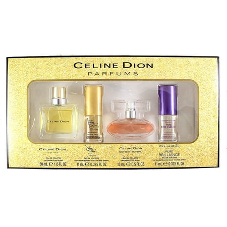 Private Collection Pure Fragrance Spray - Collection 4 Pc. Gift Set ( Contains Eau De Toilette Spray 0.375 Oz Of Signature + Pure Brilliance & Eau De Toilette Spray 0.5 Oz. Sensational + Eau De Toilette Spray 1.0 Oz )