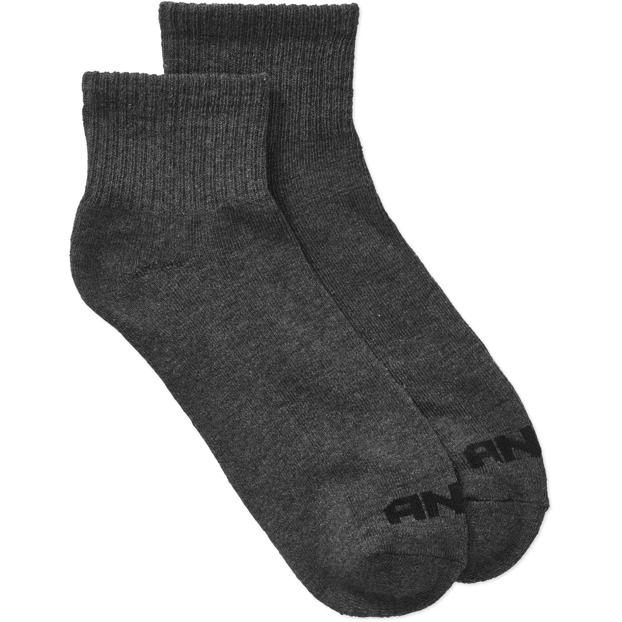 AND1 Men's Value Quarter Socks, 10 Pack