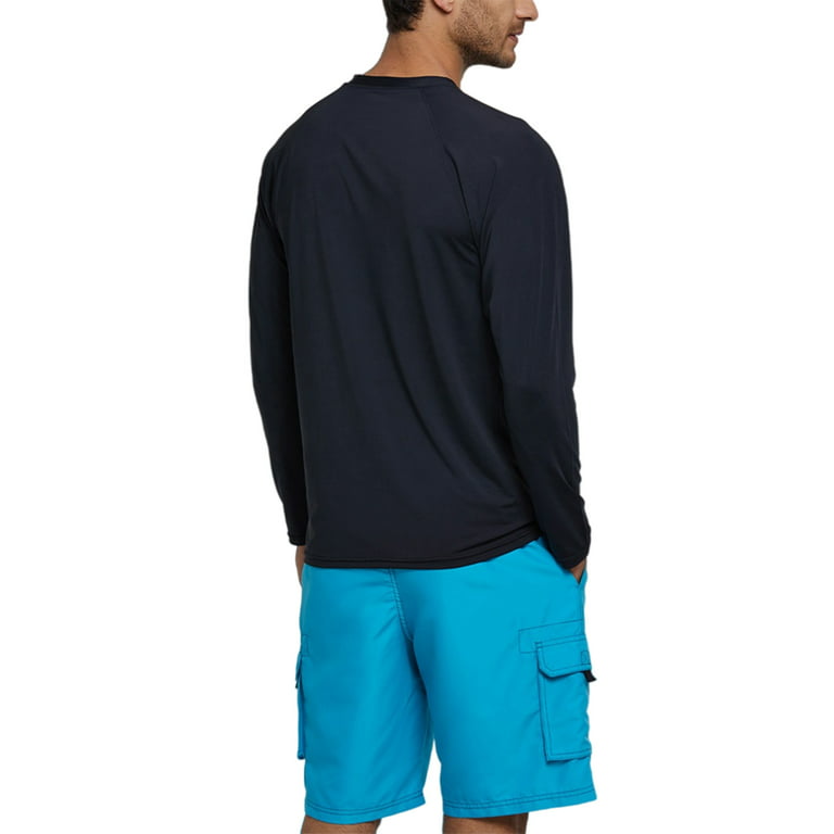 UKAP Mens Swim Shirt Board Shorts Swimsuit Quick-Dry Sun Protection Rash  Guard Short Sleeve Swim Tops Swim Trunks Pants Board Shorts Boardshorts  Boys