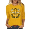 thumbnail image 3 of Xucatan Long Sleeve Shirt for Women - Soft Crewneck Casual Graphic Fashion Clothes Tshirts Cute Outfits Vacation Tops Gift, 3 of 5
