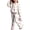 33#Light pink, variant on Two Piece Fall Sweatsuit For Girls Stretch Crew Neck Sweatshirt Muted Rainbow Star Ombre Print Casual High‑Rise Flare Pants Matching Girls Outfit Sets