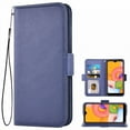 thumbnail image 1 of Samsung Galaxy A01 Case, Cell Phone Leather Sleeve PU Leather Cover Wallet Cell Phone Case Cover Compatible for Samsung Galaxy A01 Leather Case - Blue, 1 of 7