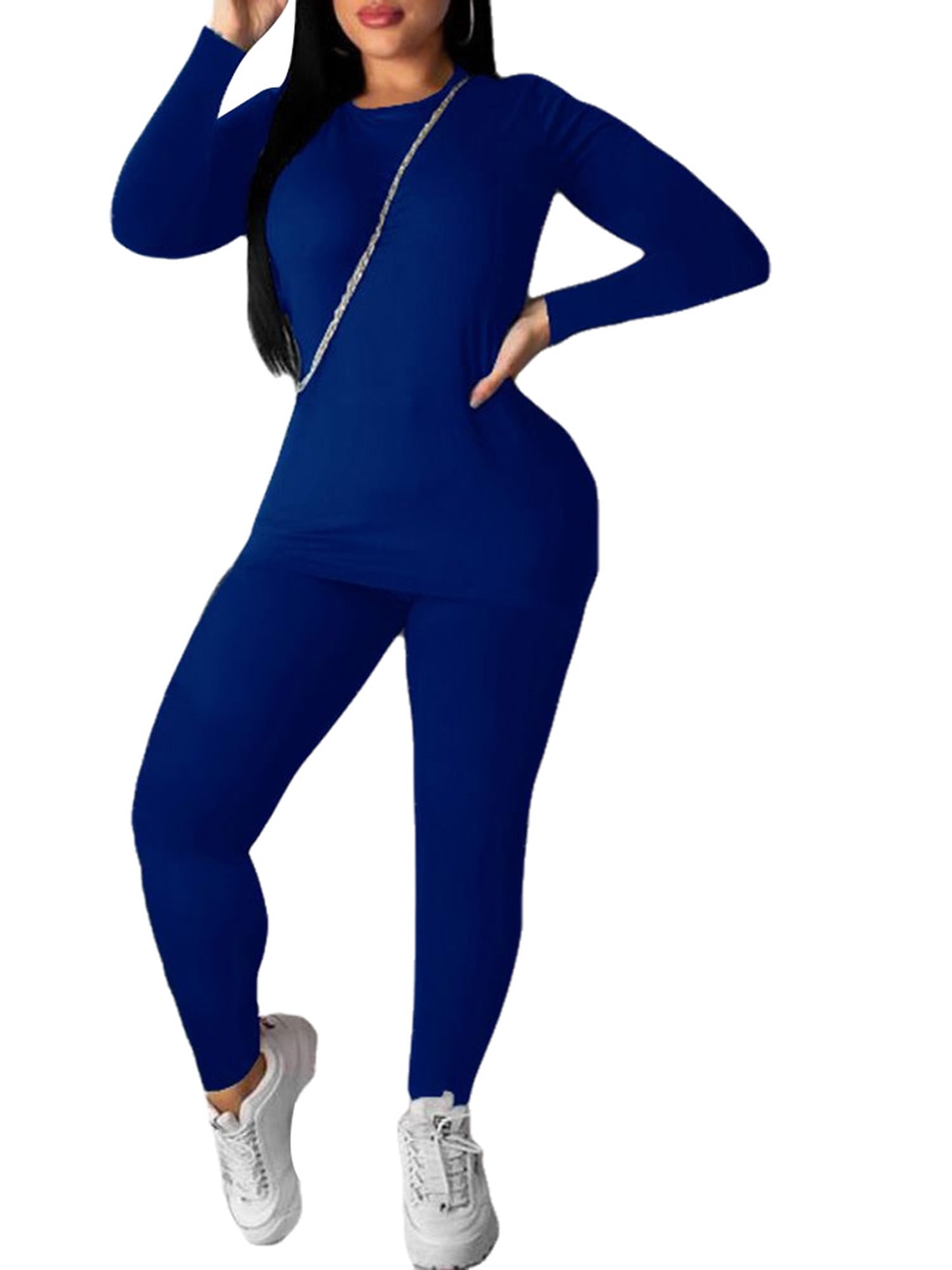 light blue two piece outfit