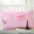 thumbnail image 3 of Bangcool Set of 2 Soft Cotton Solid Color Pillowcases Pillow Cover for Home Bedroom Hotel Travel, Standard Size, 3 of 4