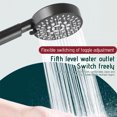 thumbnail image 4 of Turbo Shower Head, Home Bath Shower Nozzle with Water Heater Filter, 5 Bathing Modes High Pressure Easy Installation Universal 4-point Interface, 4 of 7