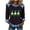 Black#women sweatshirt, variant on Jinhomg Waffle Knit Tops for Women St Patricks Day Shirt Irish Shamrock Print Long Sleeve Denim Patchwork Pullover Festival Gift White M