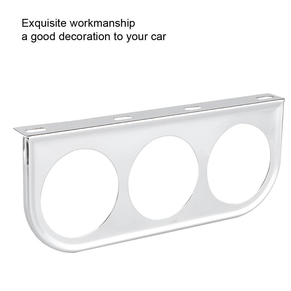 Sonew Gauge Bracket,2in Gauge Holder,52mm/2in 3Hole Triple Instrument