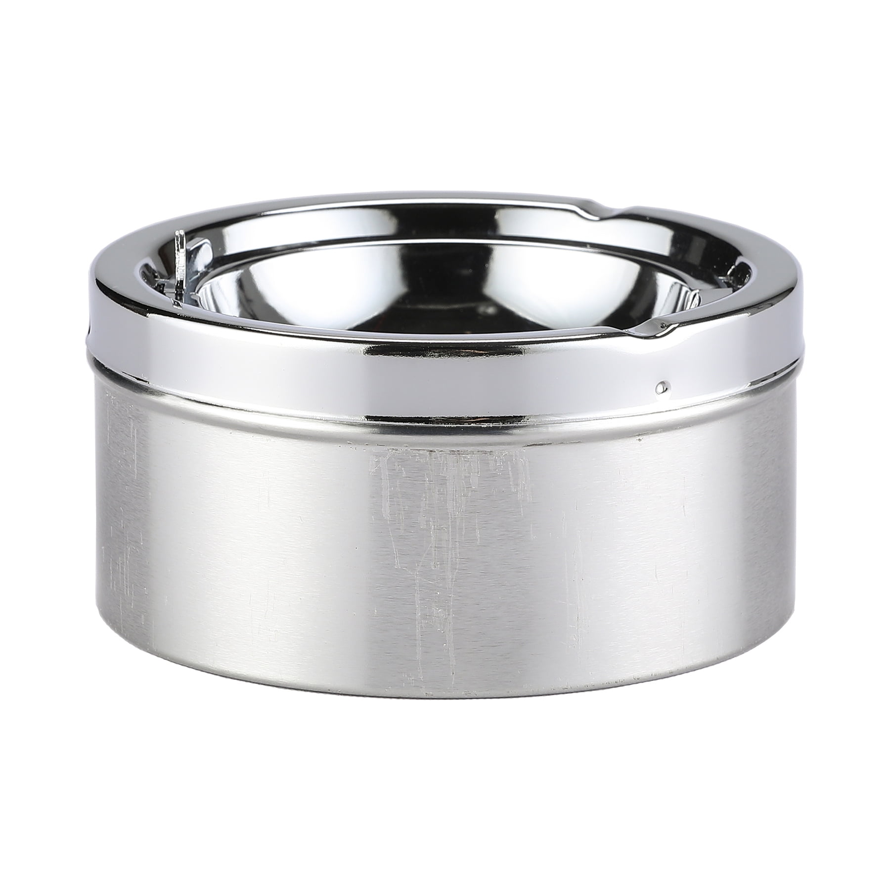 Light Weight Fire Safe Ashtray Receptacle Cigarette Disposal with Trash Can