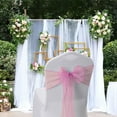 thumbnail image 7 of WZXPWT Organza Chair Bows Sashes for Party Wedding Birthday Banquet Decoration, Reusable Polyester Ribbon Tie with Exquisite Workmanship, 6.7 x 8.0 Inches, 7 of 7