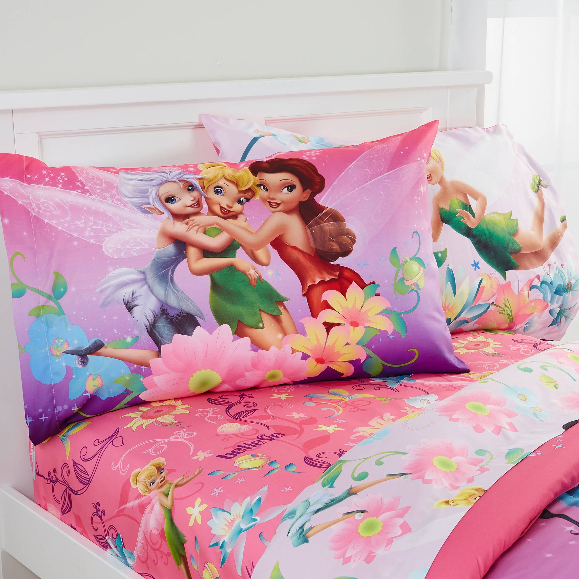 Disney Fairies Sheet Set 1 Each Walmart Com