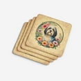 thumbnail image 4 of Carolines Treasures DAC2153FC 0.15 x 3.5 x 3.5 in. Havanese & Flowers Foam Coasters - Set of 4, 4 of 5