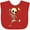 Red, variant on Inktastic Cute Dancing Skeleton Boys or Girls Baby Bib