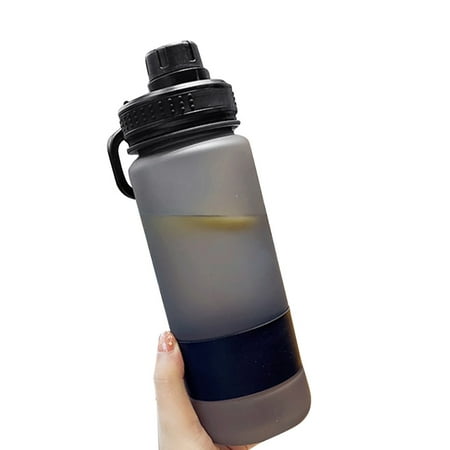 

1pc Large Capacity Outdoor Water Bottles Portable Plastic Sports Bottle With Tea Infuser Fitness Leak-proof My Shaker Bottle Matte Water Bottle